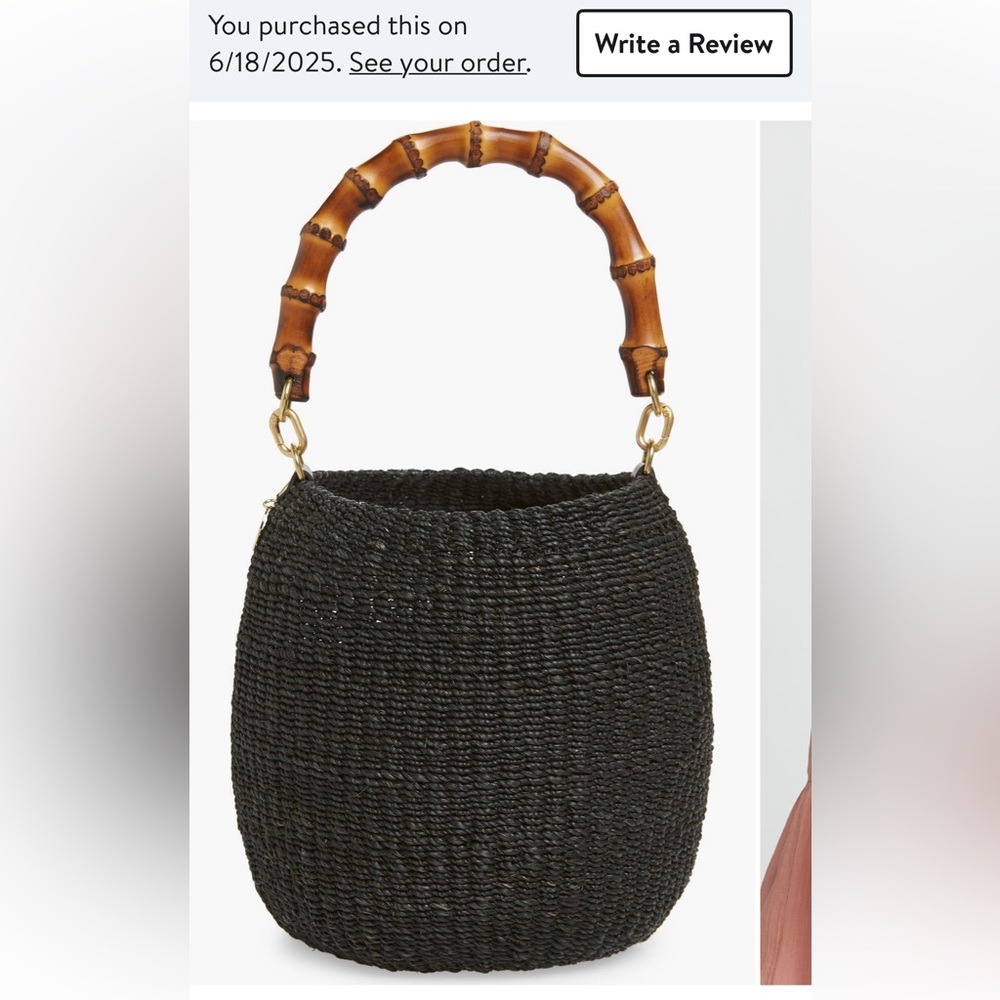 Clare V.  Pot de Miel top handle bag
